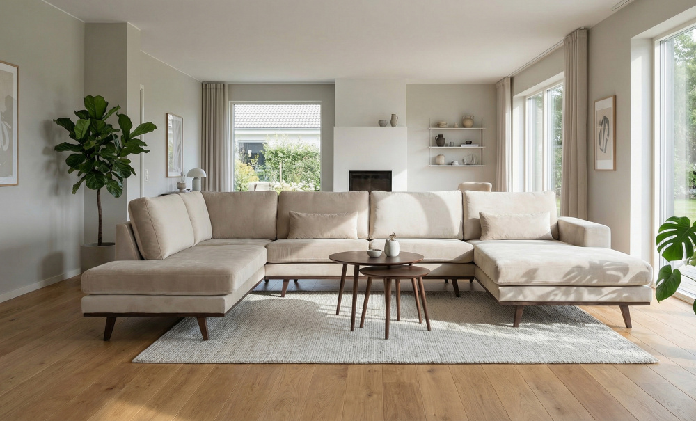 Bild nr 3 (STOCKHOLM U-soffa V�nster Velvet Edition Greige)