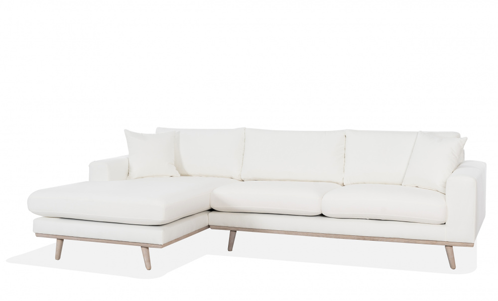 STOCKHOLM PREMIUM Divansoffa Vänster Beige i gruppen Vardagsrum / Soffor / Divansoffor hos SoffaDirekt.se (STD3-BABE)