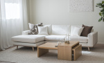 STOCKHOLM PREMIUM Divansoffa Vänster Offwhite