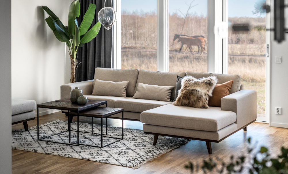 STOCKHOLM Fusion Divansoffa Vnster Greige i gruppen Vardagsrum / Soffor / Divansoffor hos SoffaDirekt.se (STD3CA01)