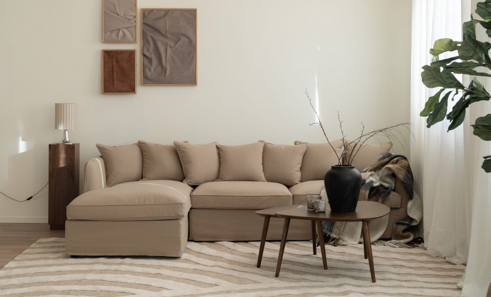 STEDFORD Bddsoffa Divan Vnster Khaki i gruppen Vardagsrum / Soffor / Bddsoffor hos SoffaDirekt.se (STF-CORN-LHF-067-2D)