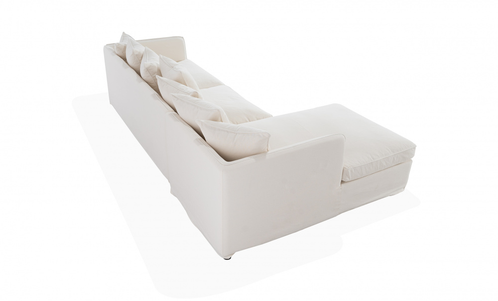 STEDFORD Bddsoffa Divan Vnster Beige i gruppen Vardagsrum / Soffor / Bddsoffor hos SoffaDirekt.se (STF-CORN-LHF-067-5D)