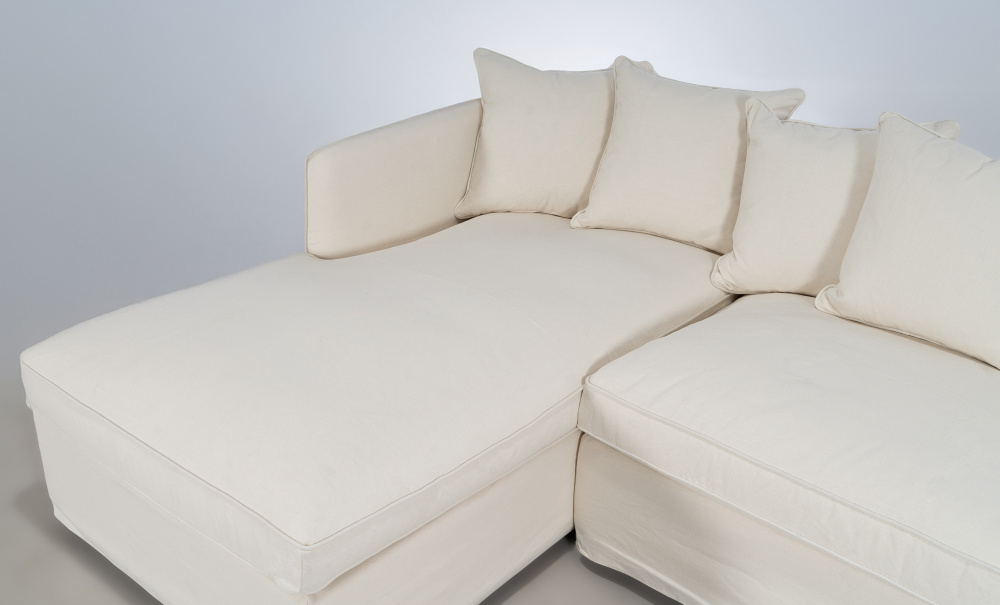 STEDFORD Bddsoffa Divan Vnster Beige i gruppen Vardagsrum / Soffor / Bddsoffor hos SoffaDirekt.se (STF-CORN-LHF-067-5D)