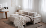 STEDFORD CLASSIC Bäddsoffa Divan Vänster Beige Byt till bild nr 3 (STEDFORD CLASSIC Bäddsoffa Divan Vänster Beige)
