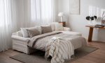 STEDFORD CLASSIC Bäddsoffa Divan Höger Beige
