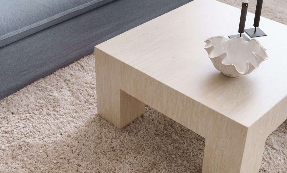 CATANIA Soffbord 80 Sandbeige i gruppen Vardagsrum / Soffbord hos SoffaDirekt.se (TD-CT2-TRA-BE)
