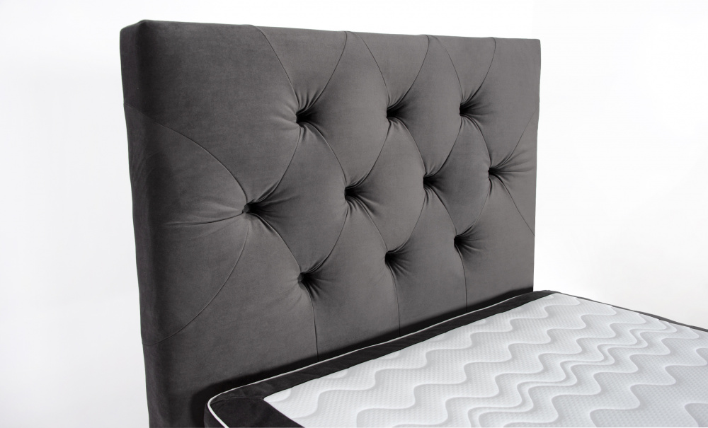 VRMD Premium Sngpaket 140 Velvet Mrkgr i gruppen Sovrum / Sngar / Sngar 140 hos SoffaDirekt.se (VARMDOPKT140-SAL18)