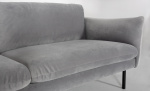 VAXHOLM Divansoffa Vänster Sammet Ljusgrå Byt till bild nr 5 (VAXHOLM Divansoffa Vänster Sammet Ljusgrå)