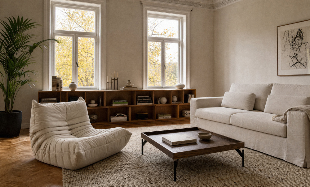 Bild nr 3 (VIKELAND Fåtölj Beige)