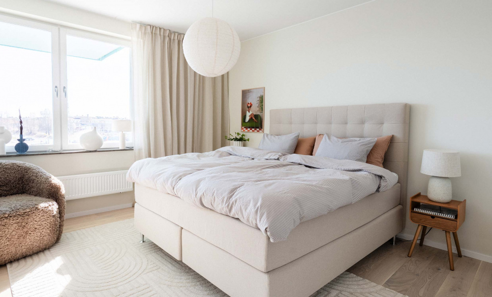 VRMD Premium Sngpaket 140 Beige i gruppen Sovrum / Sngar / Sngar 140 hos SoffaDirekt.se (VPPKT140-BE)