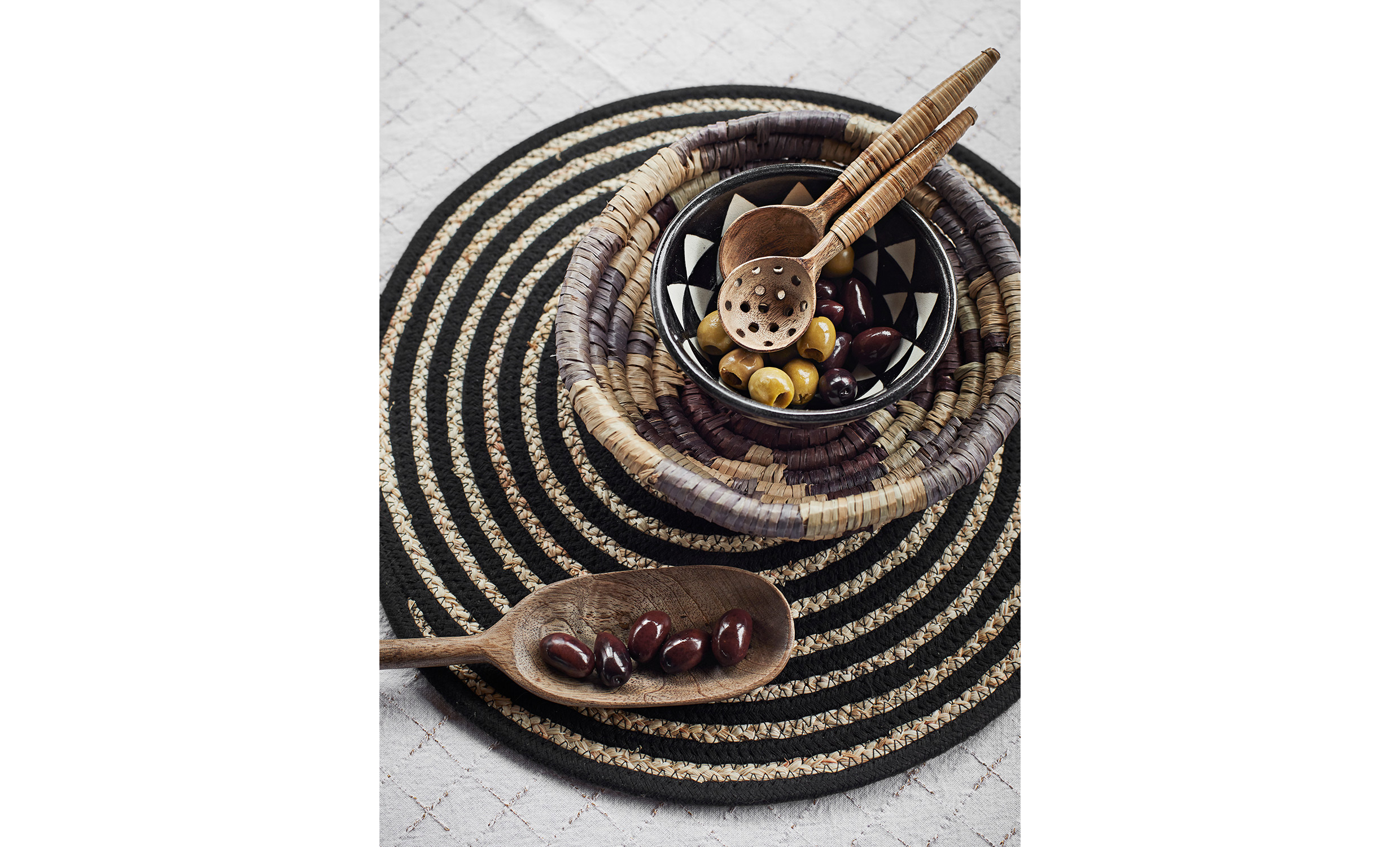 UNDERLGG 38 cm Natur/Svart